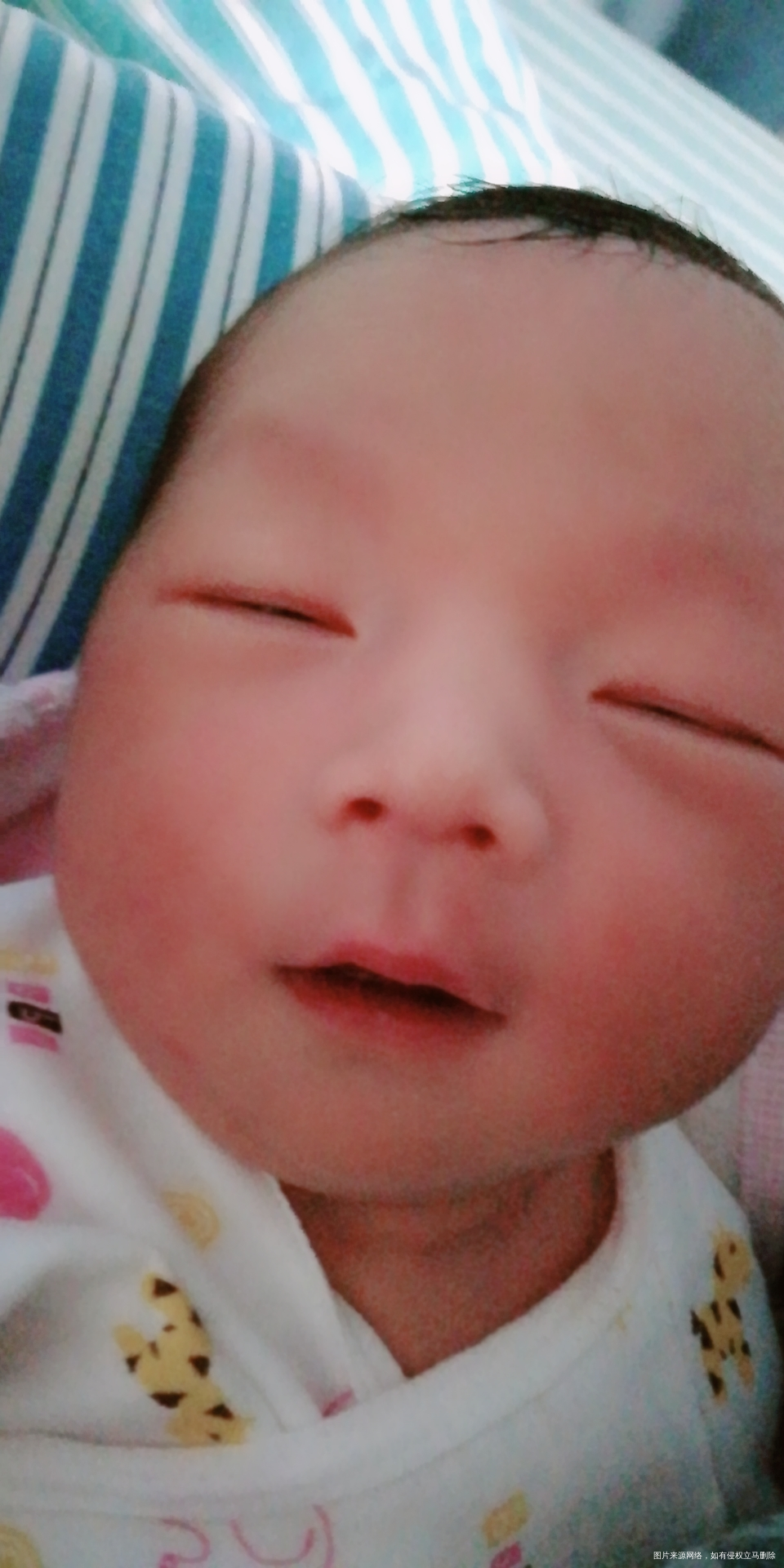 出生十天的女宝宝!怀孕期间没忌过口