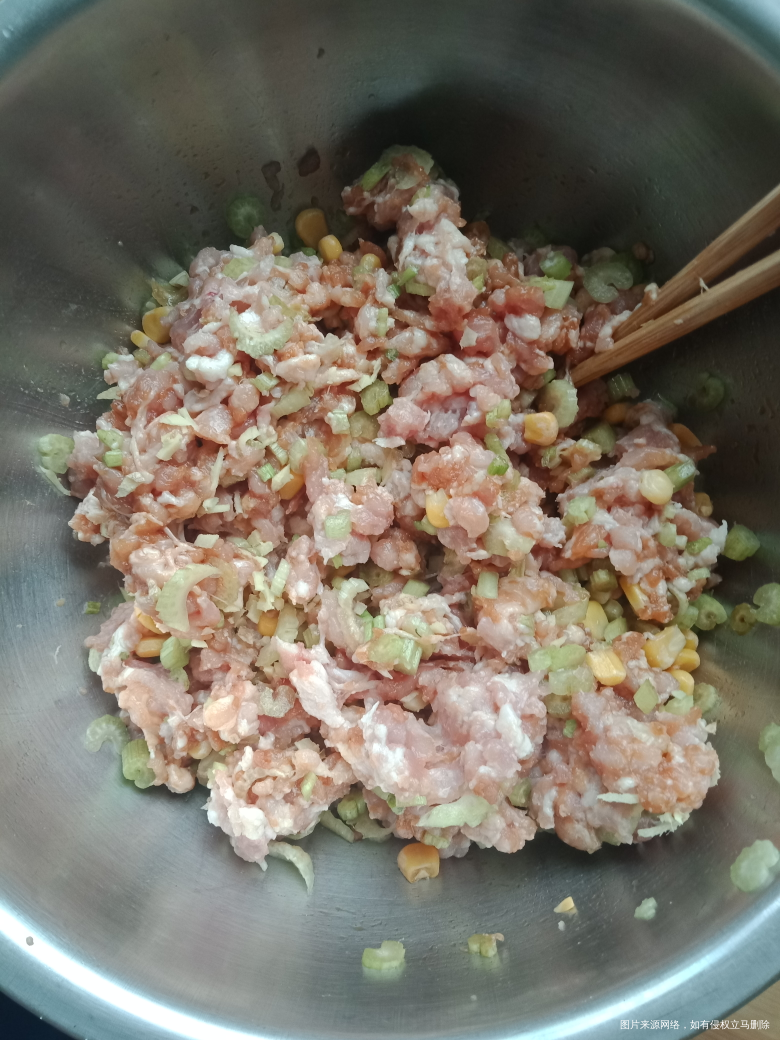 一切都准备好,中午吃馄饨