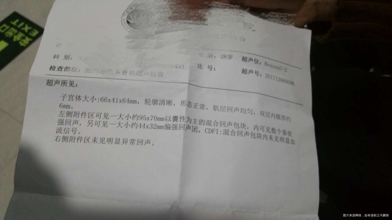 今天的彩超,哪位医生在帮忙看看 急急急!