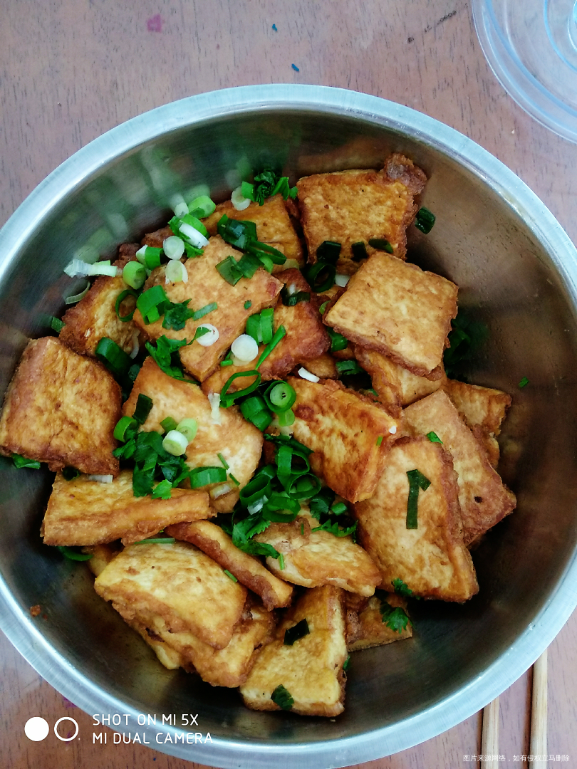 我老公做的豆腐,看得出来吗