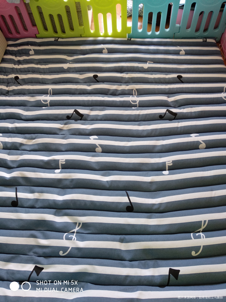 我做的荞麦壳床垫做好了