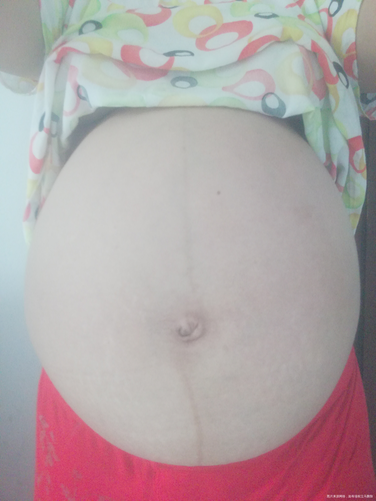 姐妹们,帮我看看我的肚子像入盆了吗?