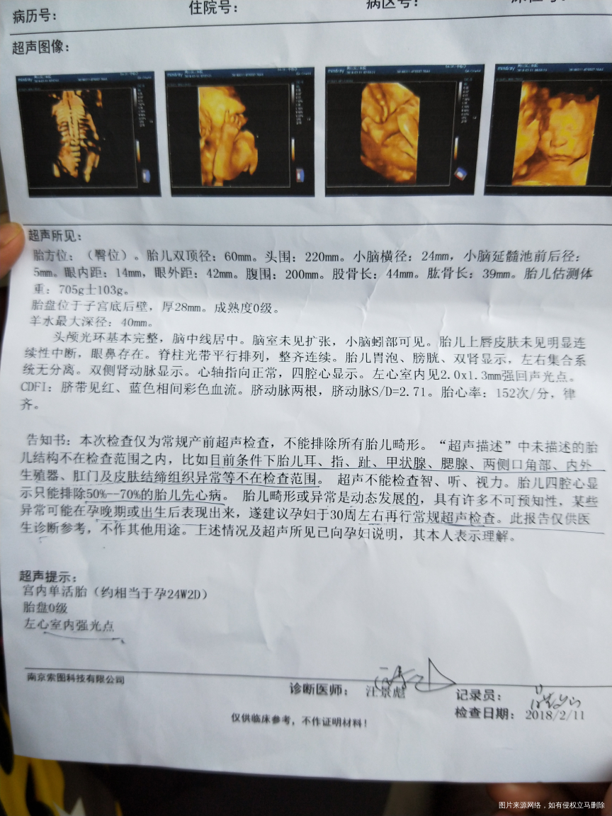 医生帮我看下b超单提示是不是有问题