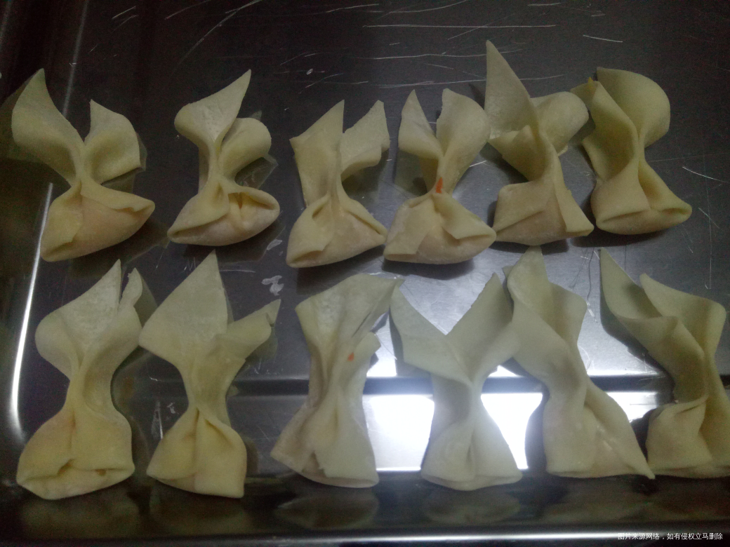 7.16日辅食打卡,小金鱼馄饨
