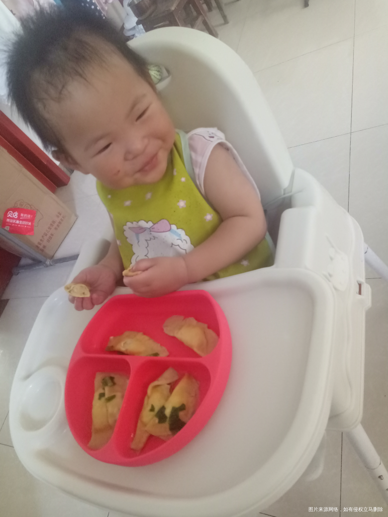 7.27日辅食打卡,新食谱蛋饺,鸡翅
