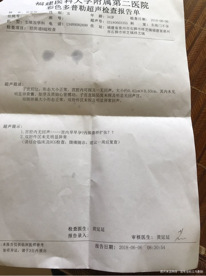 移植23天医生没叫我抽血,叫我做阴超