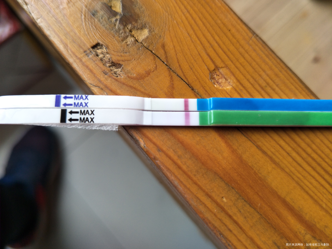 姐妹们快来帮我看看试纸什么情况!!