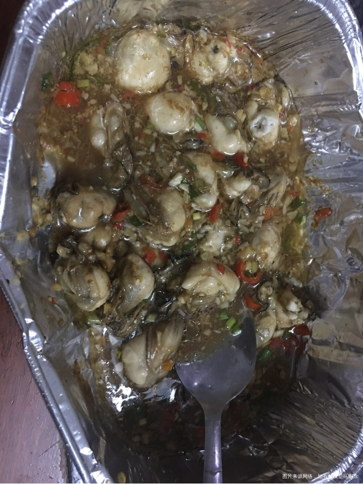 微波炉烤生蚝,好吃😋