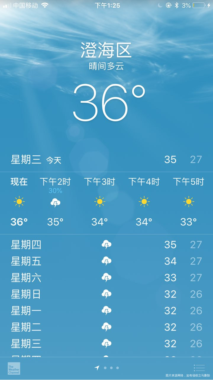 这天气一天洗三次澡,身上还是粘腻腻的
