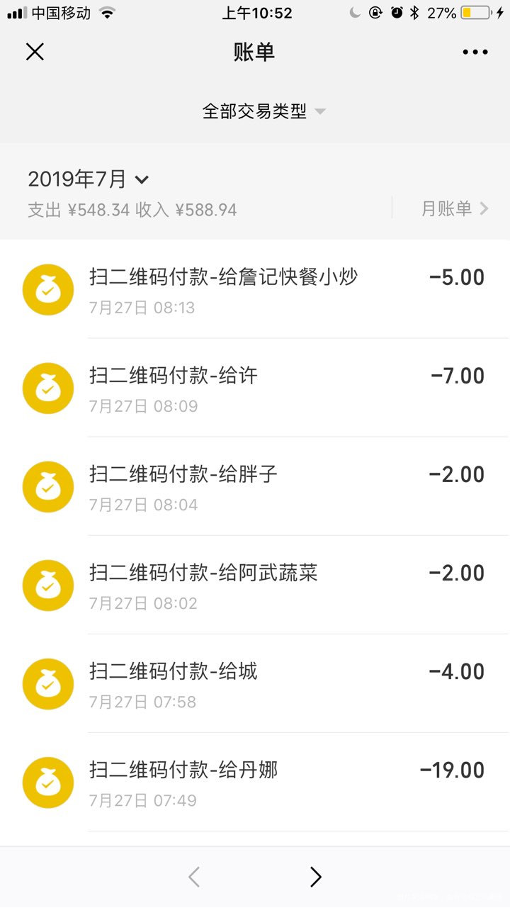 早上在市场买的单,这还只是一小部分