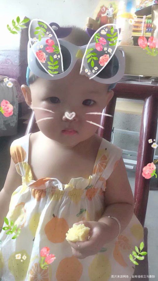 朵朵儿回来都晒黑了好多了