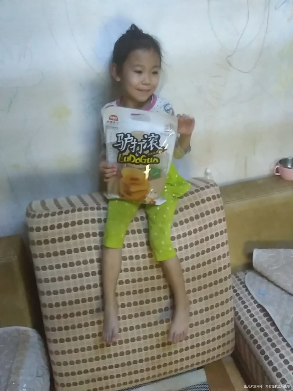 昨晚看见拿出来驴打滚,高兴