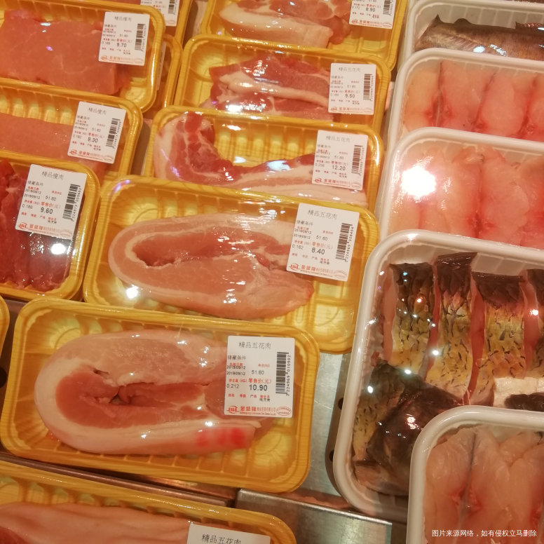 哎呀,猪肉又涨价了呢!真是吃不起了