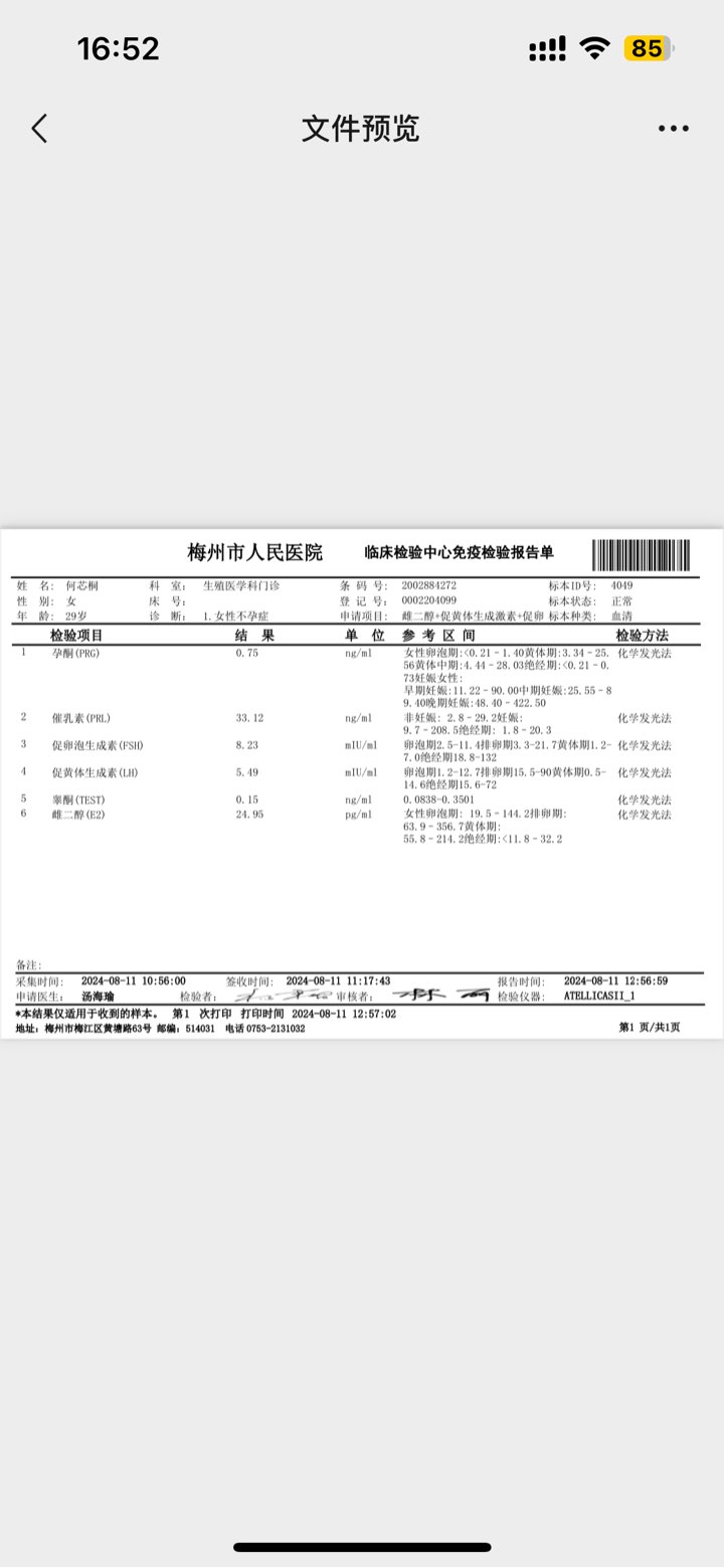 今天试管第一步 检查 [鼓掌][鼓掌][鼓掌]因为是经期第二天所以只抽血和阴超 ...