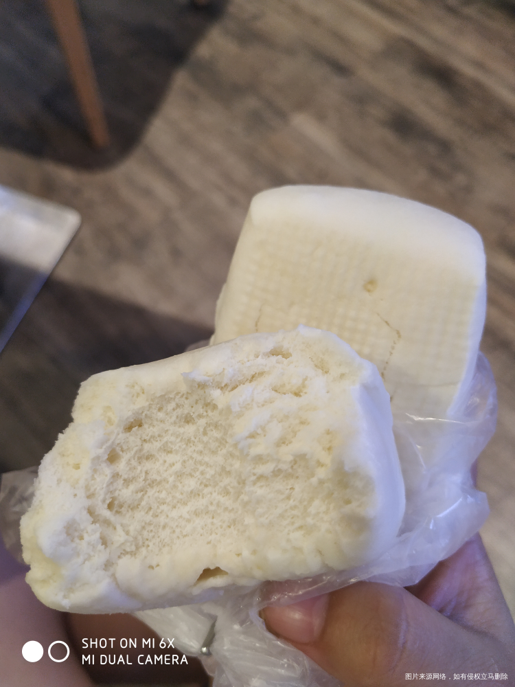 出来饿了买2馒头第一次觉得馒头好吃呢