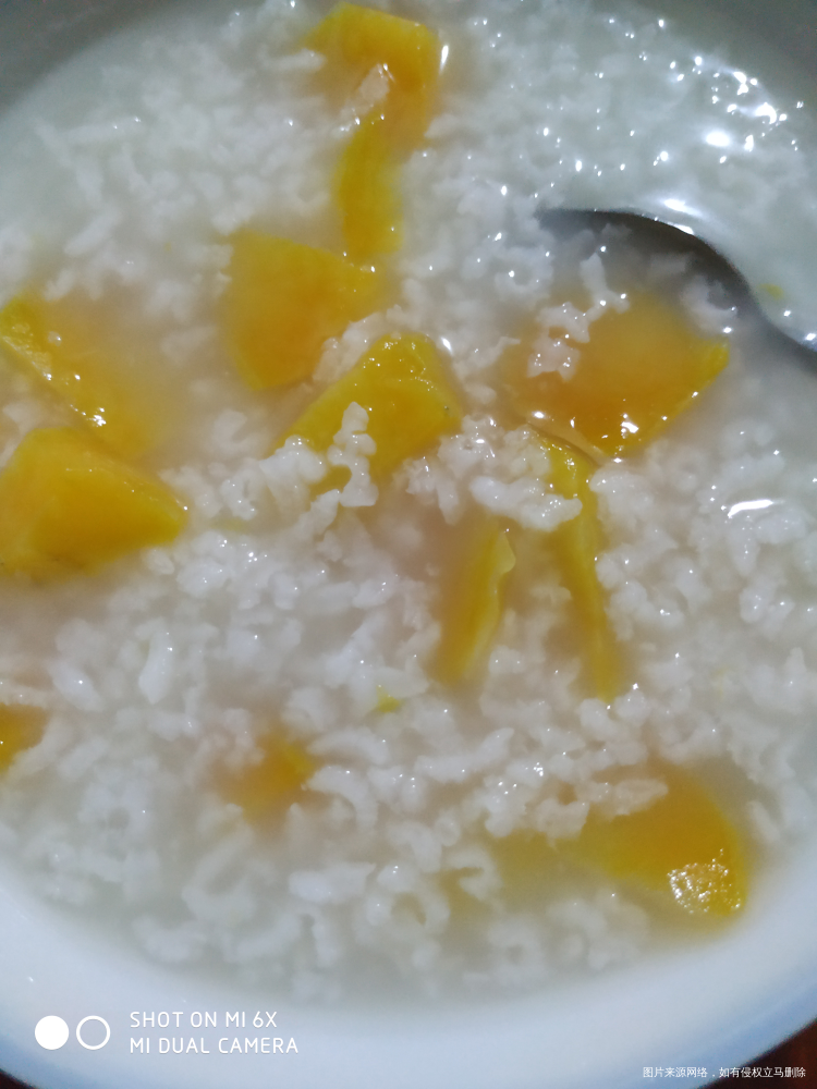 早上好!早餐红薯粥+鸡蛋