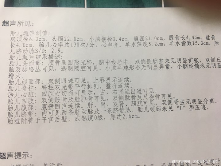 B超数据显示的孕周应该是多少呢?