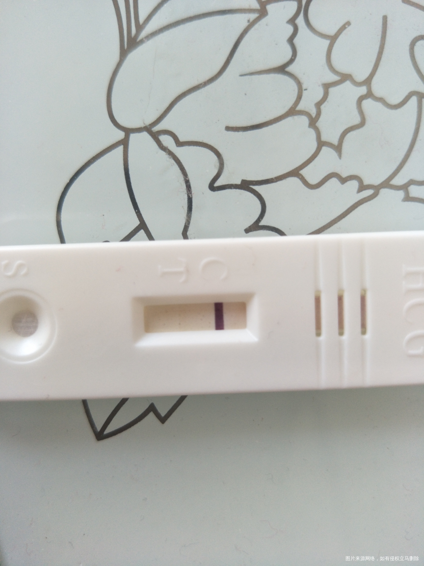 昨天晚上验的 一条线 今天出现两条杠 咋回事