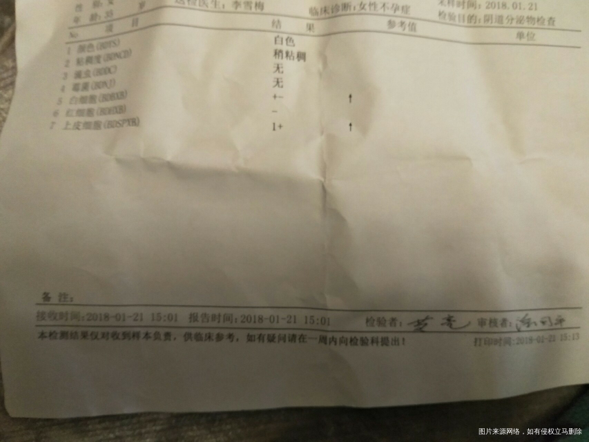 请问这种白带结果能去做造影吗?因为小地方没有造影不想白跑外地去