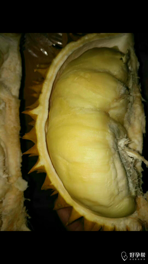 朋友圈晒得榴莲,看着还不错