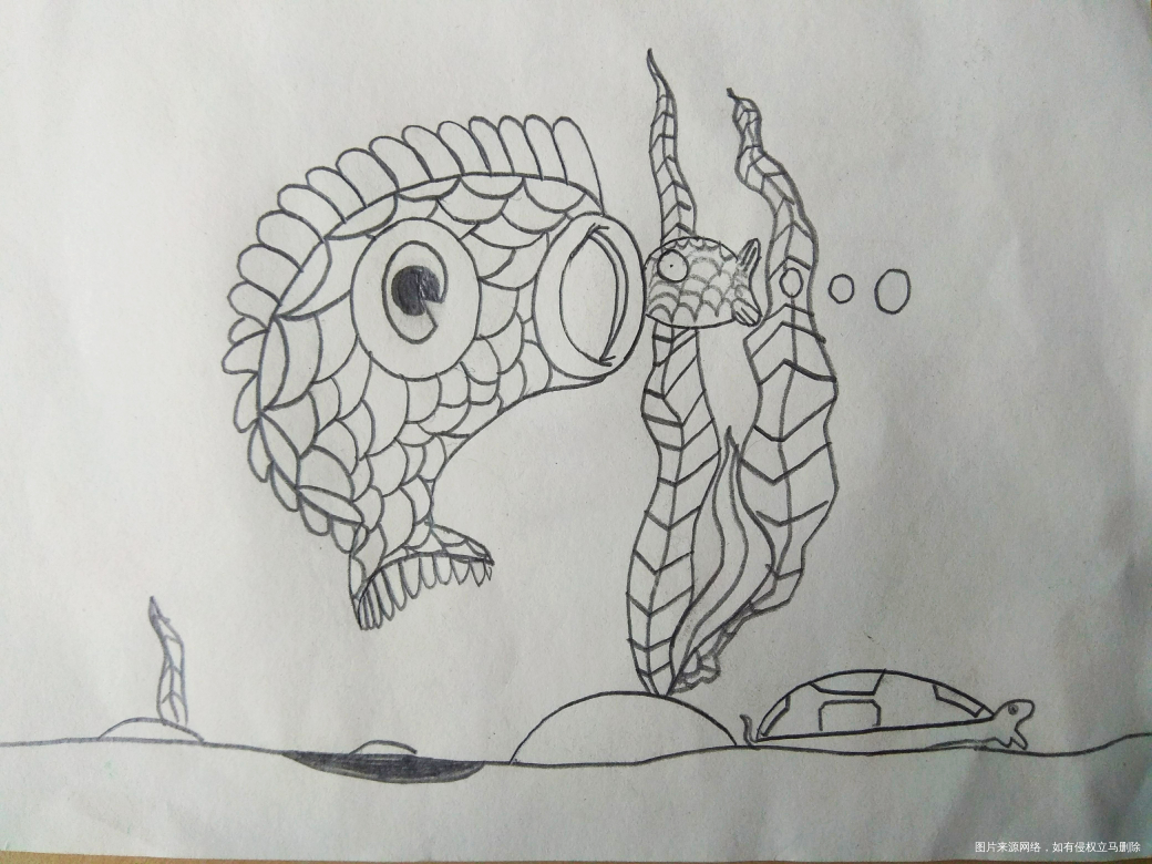 儿子喜欢画画,再大一点送去专业学习下素描