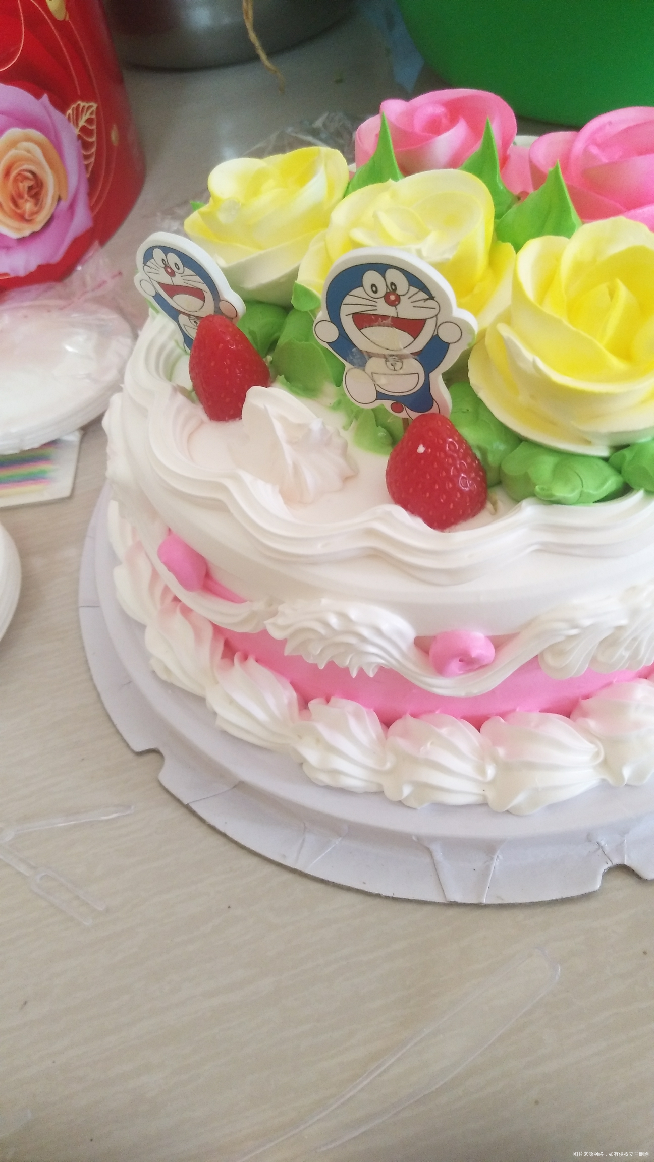 蛋糕还是很漂亮的呢😄