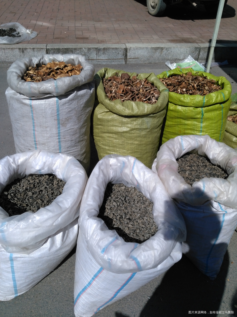 今天赶集,看见好多卖人参的