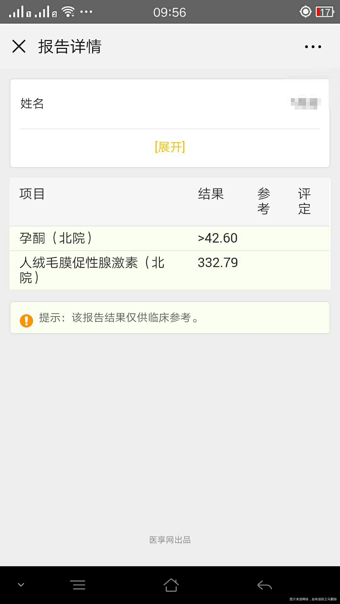 移植第13天抽血结果(移植那天算起),这几天肚子痛,今天医生叫我做了个B超,有点...