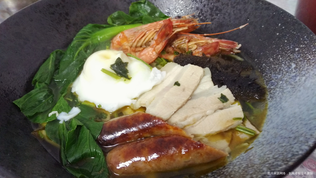 早上给老公做的生日面