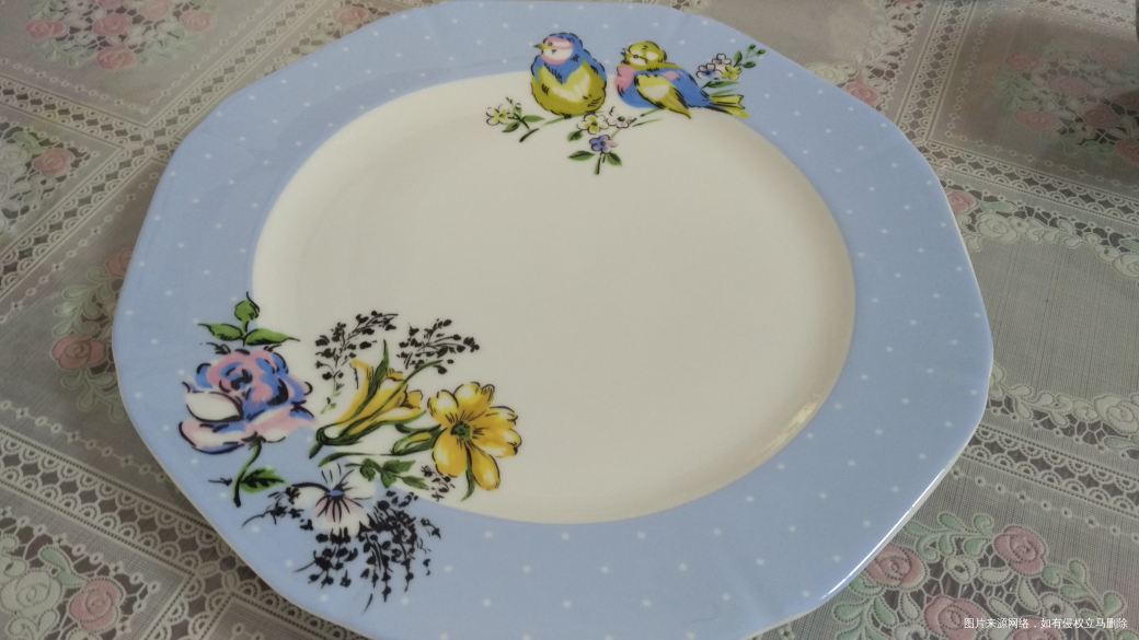 买了两个盘子到了一个,还不错