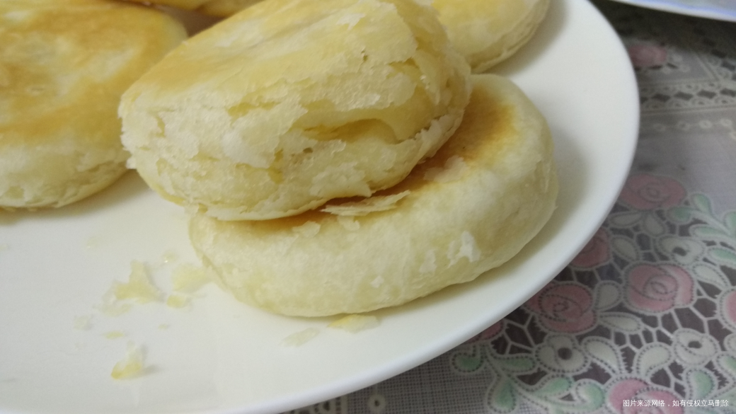 今天们晚饭,油酥小糖饼