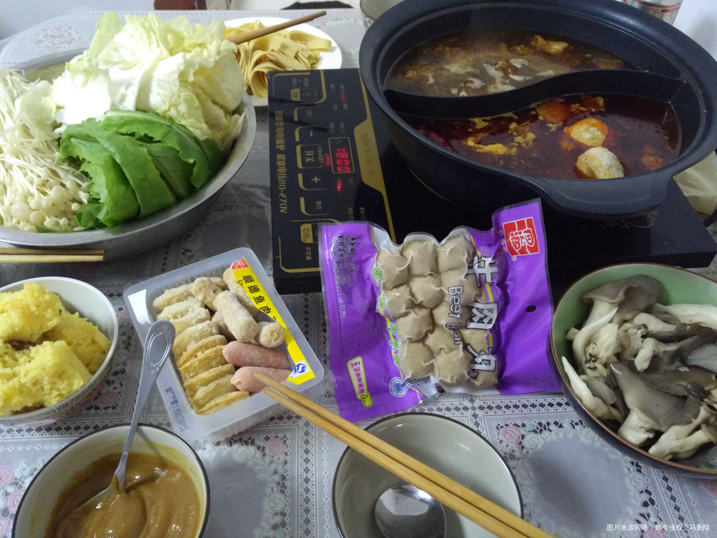 今天的羊排锅,真的真的