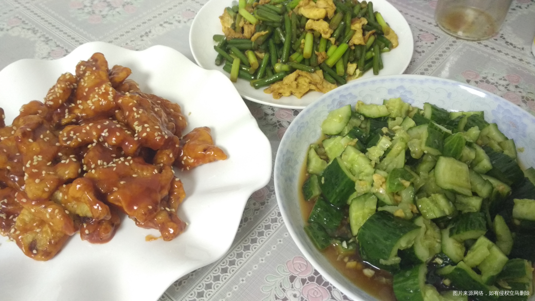 吃了几天面食,今天吃点米饭和