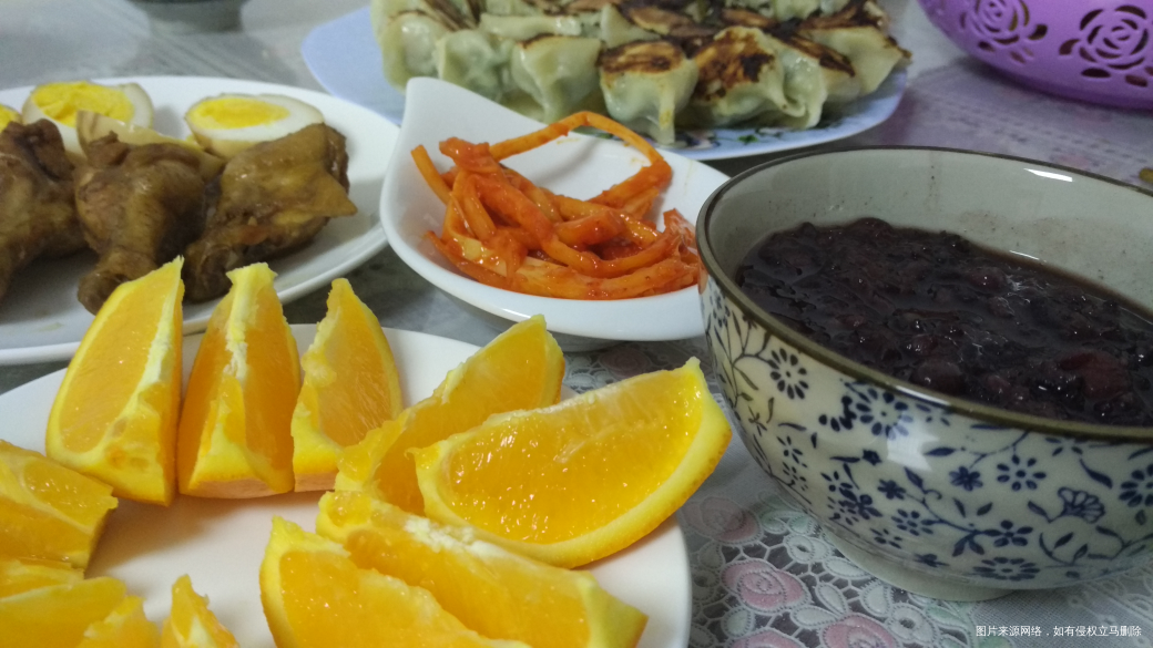 今天很是贤妻良母,做了顿丰富