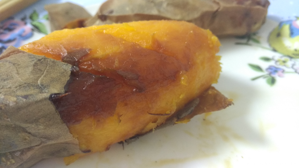 烤地瓜,这个地瓜品种太好吃了