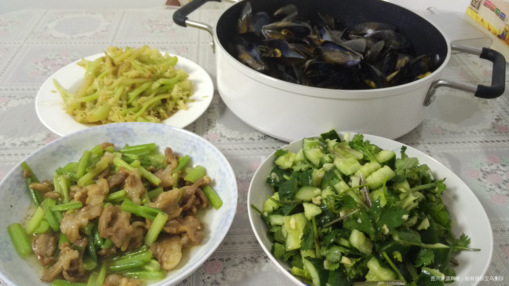 今天的晚饭,吃点素菜,减减肥