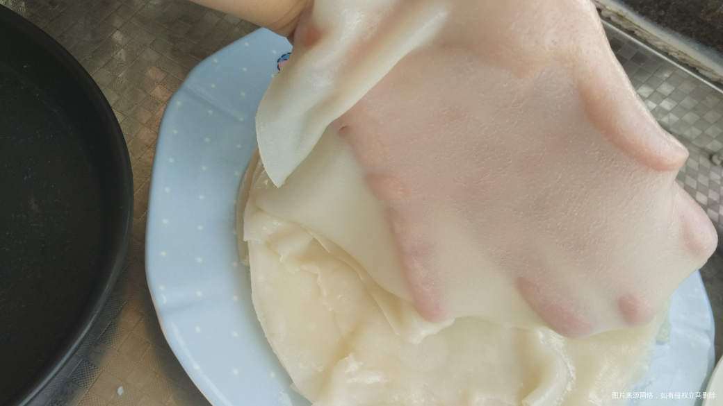 今天的午饭,自己做的凉皮