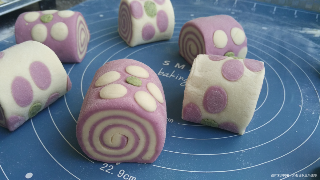 漂亮的花朵馒头,好漂亮