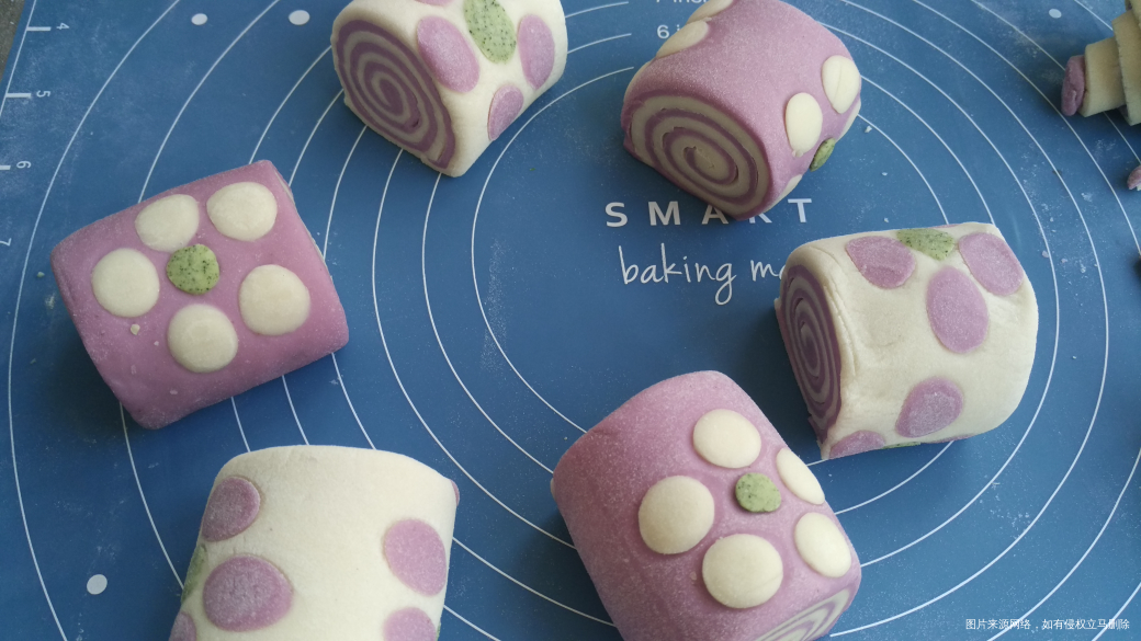 漂亮的花朵馒头,好漂亮