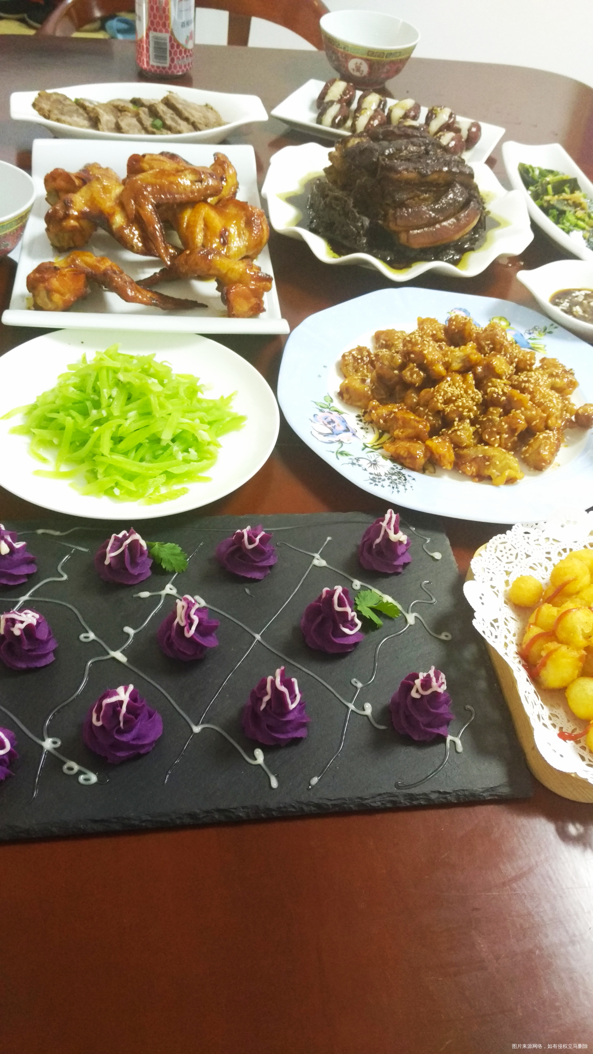 母亲节快乐,做了一桌子菜