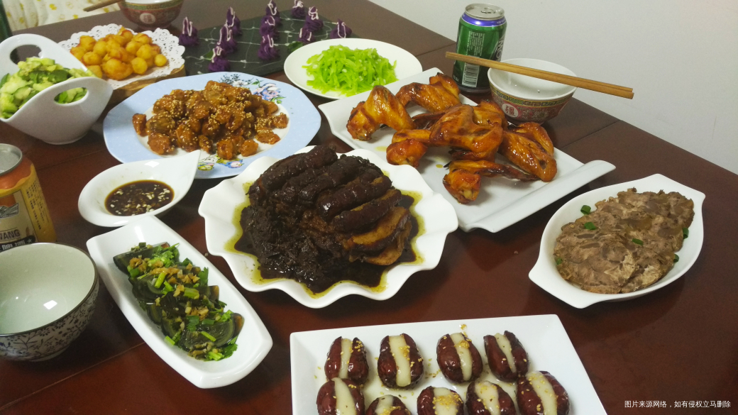 母亲节快乐,做了一桌子菜