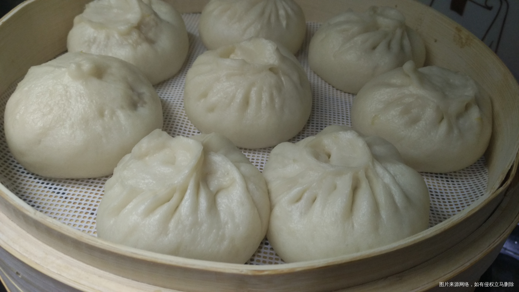 最后两锅包子出炉了,今天好忙