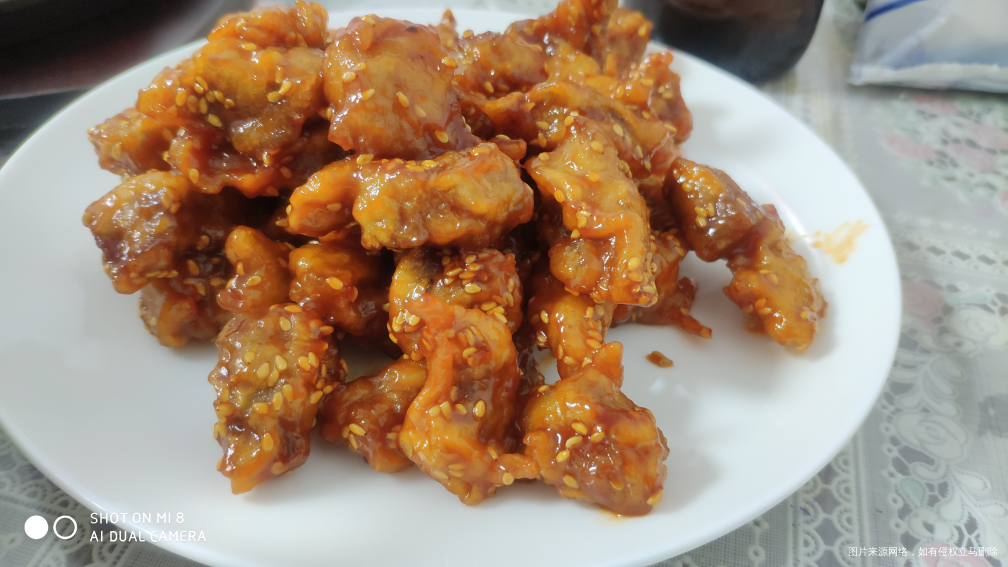 今天三个人四个菜的晚饭