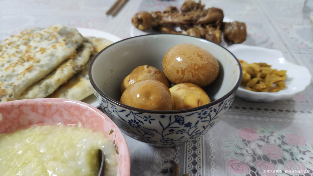 今天的早饭,梅干菜猪肉饼