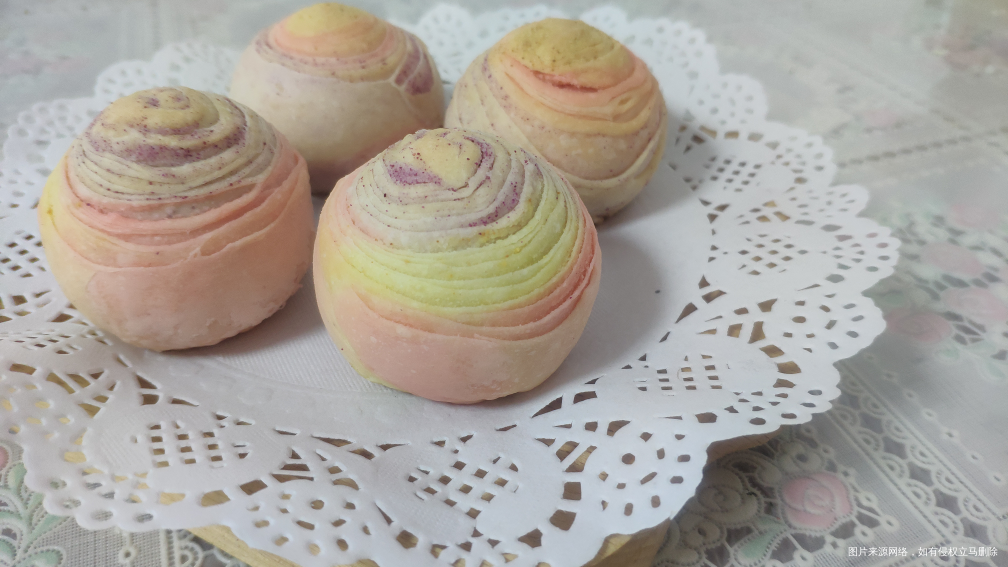 彩虹酥,螺旋酥,第一次做