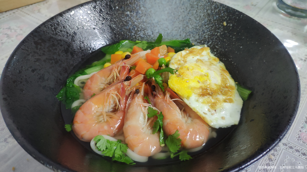 婆婆今天生日,早上给她做碗生日面