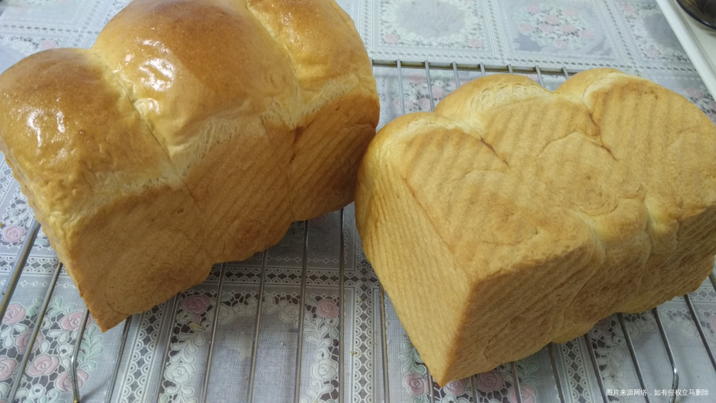 烤了两个北海道土司,留着早上吃