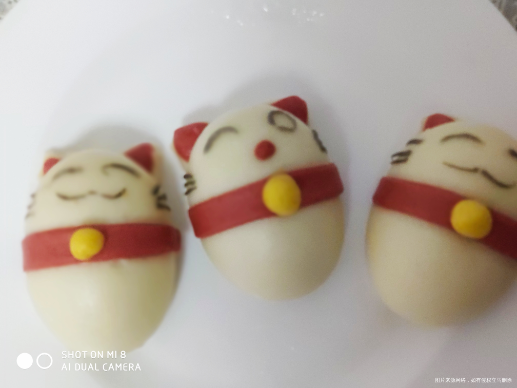 招财猫小馒头,希望孩子