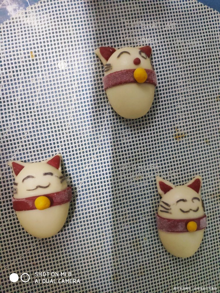 招财猫小馒头,希望孩子