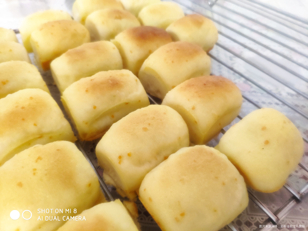 香橙法式软面包,用了五六了小时才做好